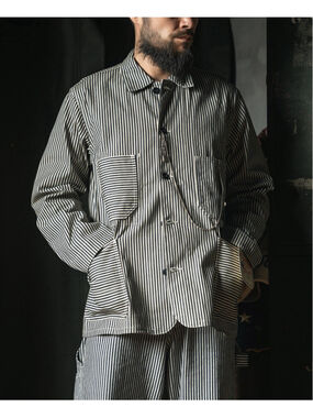 Lot 422 Express Stripe Chore Coat Bronson Mfg. Co.